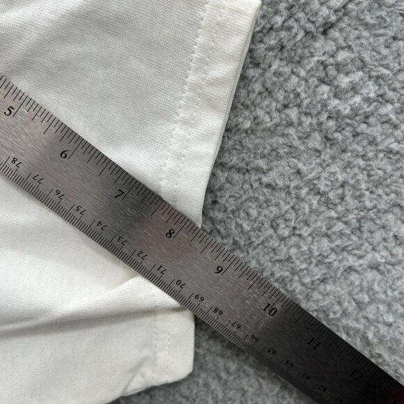 Soul Glo Womens Top Large White Coming to America Parody 80s Retro Tee Shirt - Picture 9 of 9